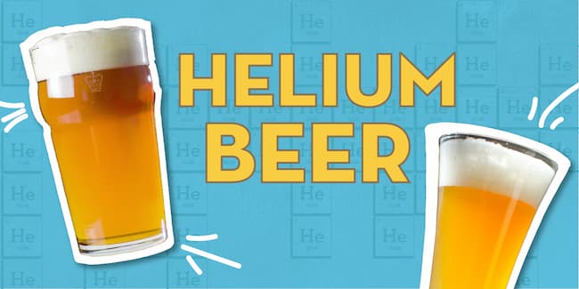 how does helium beer work