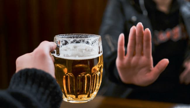 how to stop drinking beer on your own
