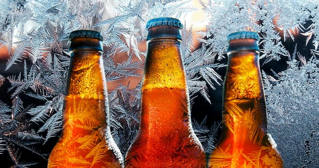 what temp does beer freeze
