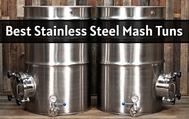 stainless steel mash tuns