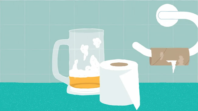 why does alcohol make you poop