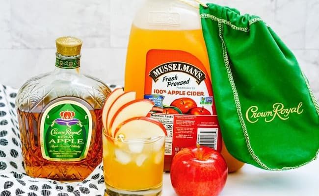 crown apple and apple juice